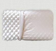 Load image into Gallery viewer, Organic Latex Convoluted Contour Pillow
