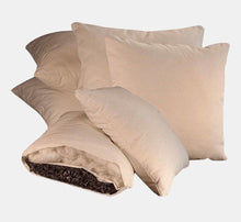 Load image into Gallery viewer, Organic Buckwheat &amp; Wool Filled Hybrid Pillow
